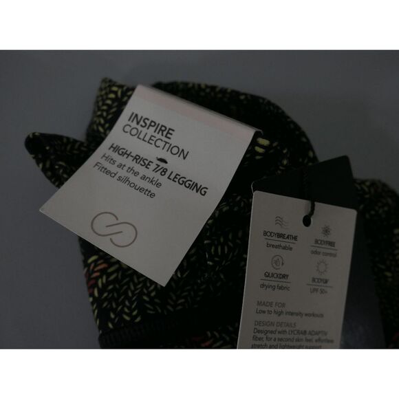 CALIA Women's Inspire High Rise 7/8 Leggings - Serpent Print & Black XS - Picture 4 of 7